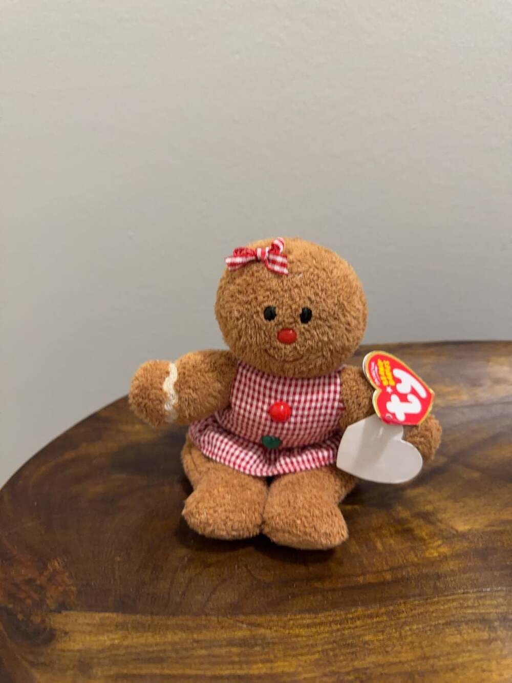 Ty Beanie Babies Gretel the Gingerbread Girl Plush‎